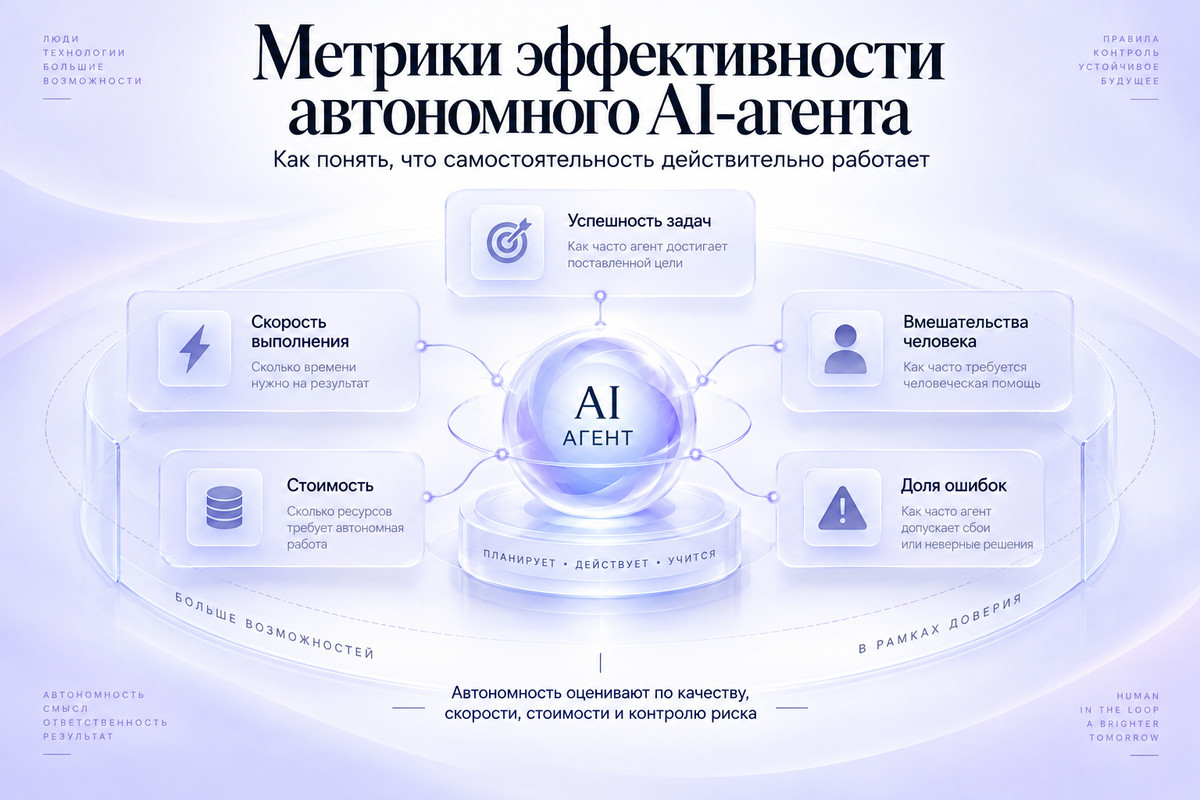 Метрики эффективности автономного AI-агента