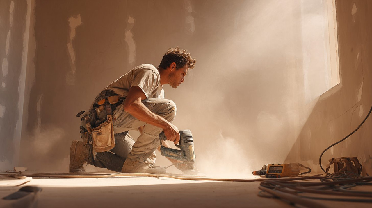 Штробление стен для прокладки электропроводки в доме