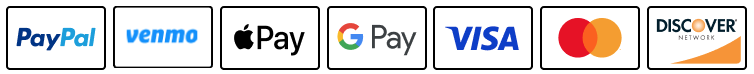Supported payment methods including Visa, Mastercard, and PayPal