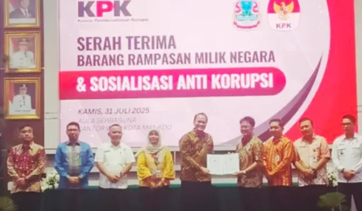 KPK dan Pemkot Manado Serahkan Aset Miliaran, Kampanyekan Anti-Korupsi