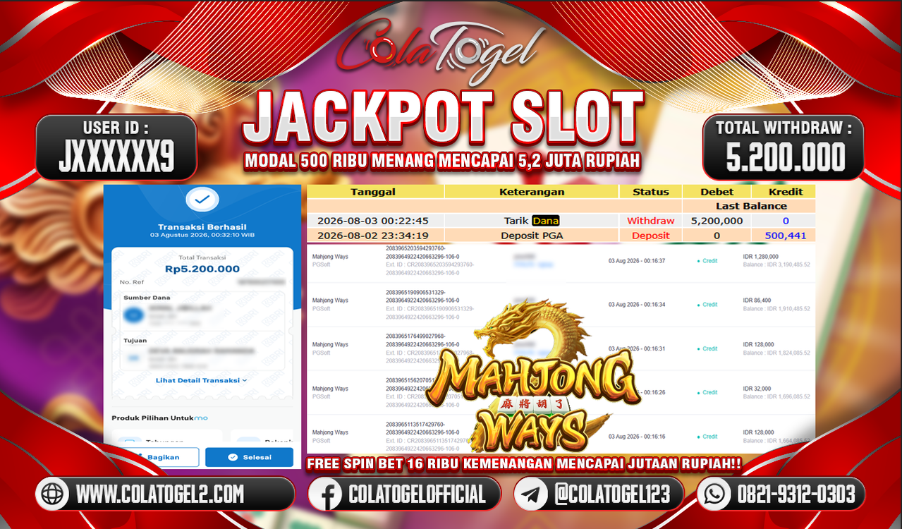JACKPOT SLOT GACOR!!