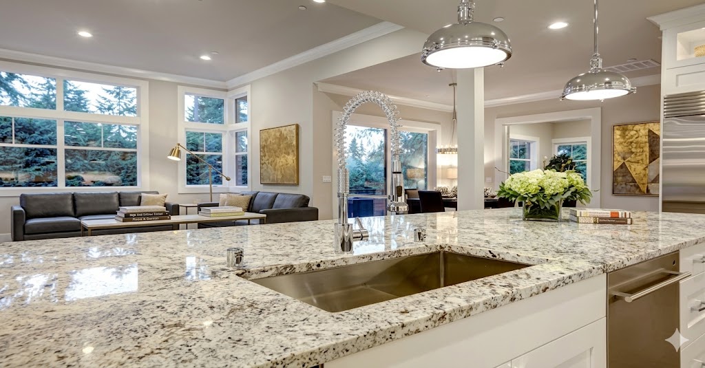 Granite kitchen countertop protection film