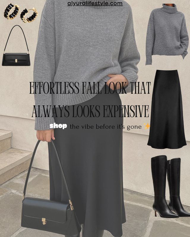 Effortless Fall Look That Always Looks Expensive 🖤
