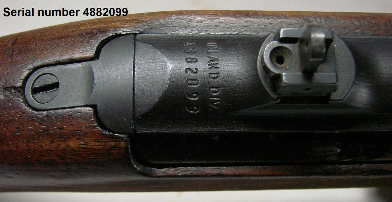 12-43 M1 Inland carbine serial number 4882099. (2)