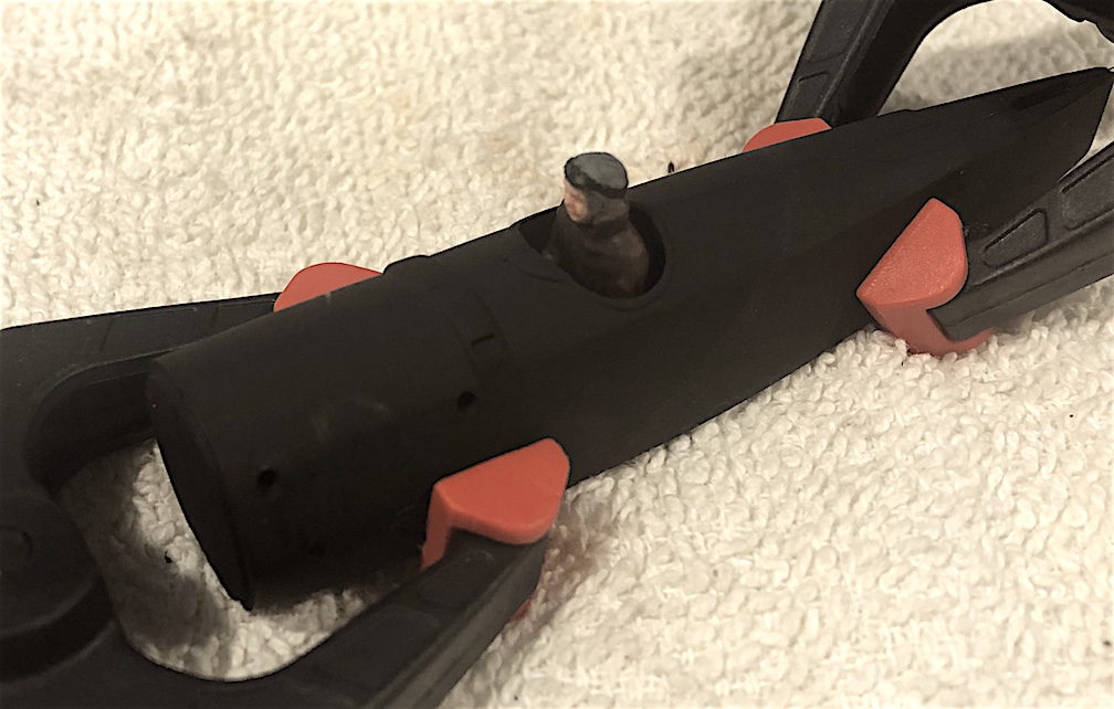 Test fitting pilot in the Fokker DVIII