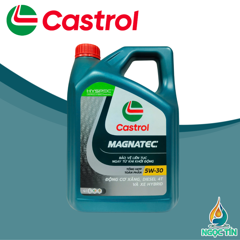 Nhớt Castrol Magnatec 5W-30 bảo vệ động cơ tức thì