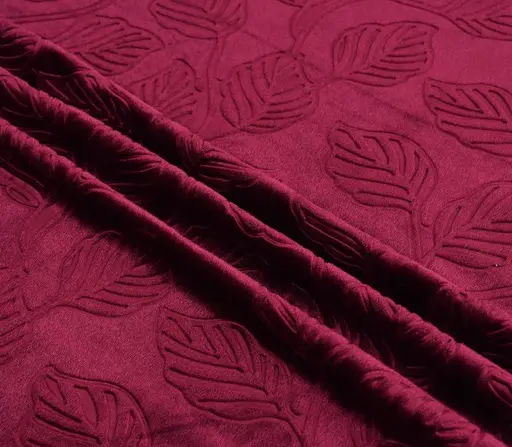 LEAF VELVET CURTAINS SET OF 1 Color 4 (R705)