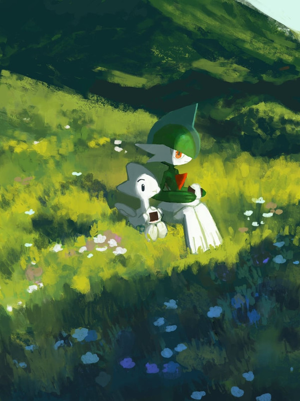 gallade-and-togetic-pokemon-drawn-by-apo