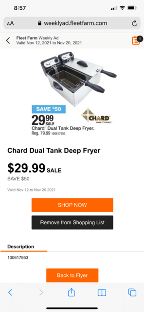 Deep Fryer