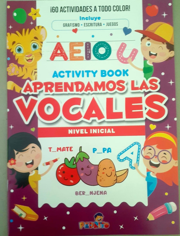 APRENDAMOS LAS VOCALES,EDITORIAL PEDRITO