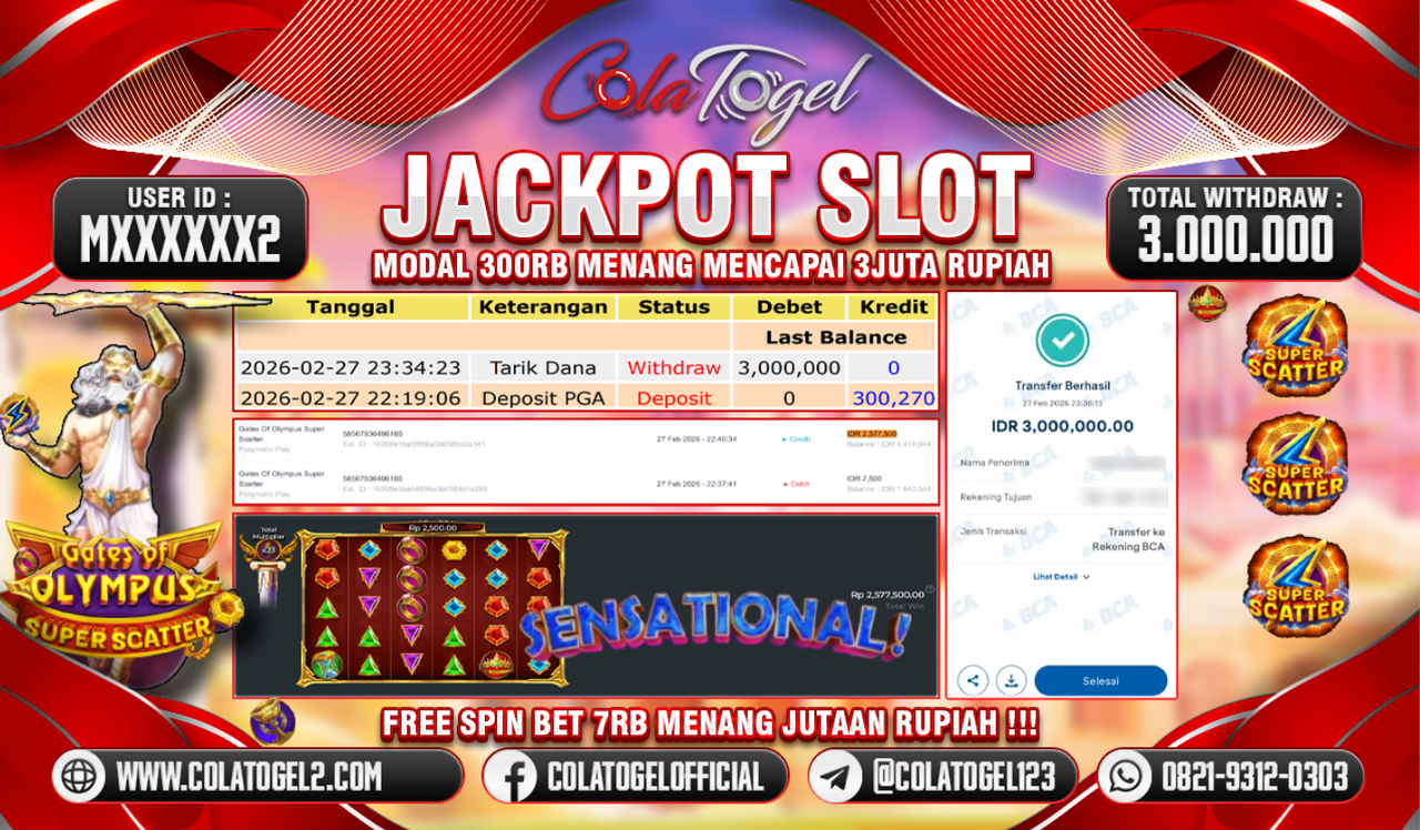 JACKPOT SLOT GACOR!!