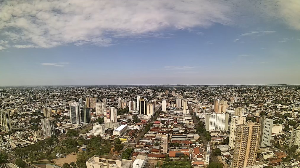 Campo Grande nesta manhã de domingo