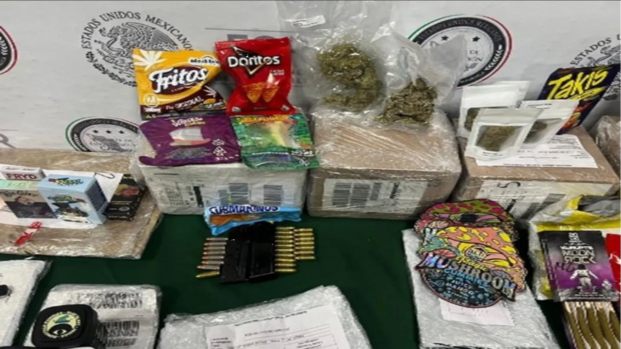 Narcos en Jalisco envían droga y armas en pastelitos, gomitas y frituras
