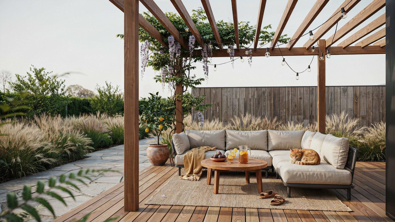 Зона отдыха в загородном доме