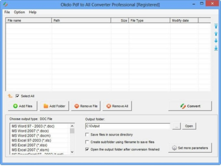 Okdo Pdf to All Converter Professional 5.9