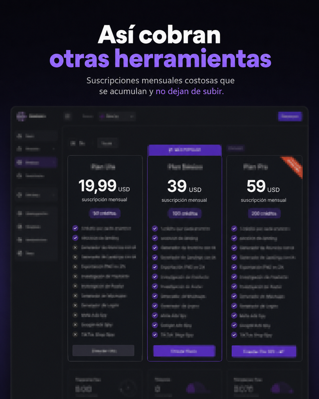 Captura de precios pixelada
