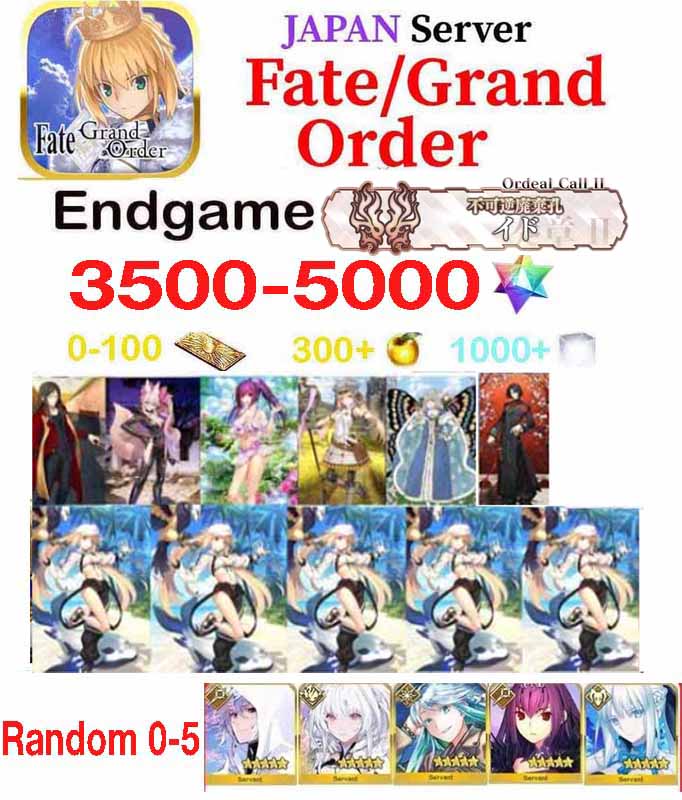 FGO JP Endgame  tài khoản NP5 Cụt Ber 