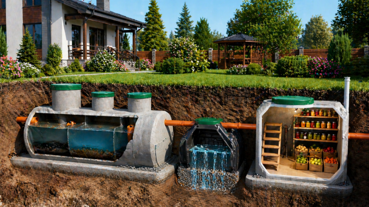 Септики для частного дома и погреба купить