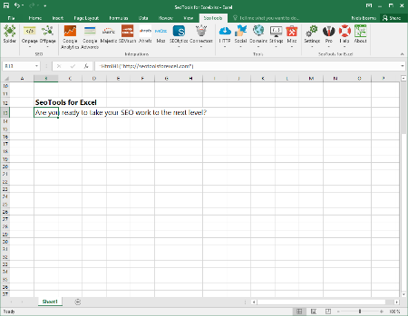 SeoTools for Excel 9.7.1.0 SfE9710