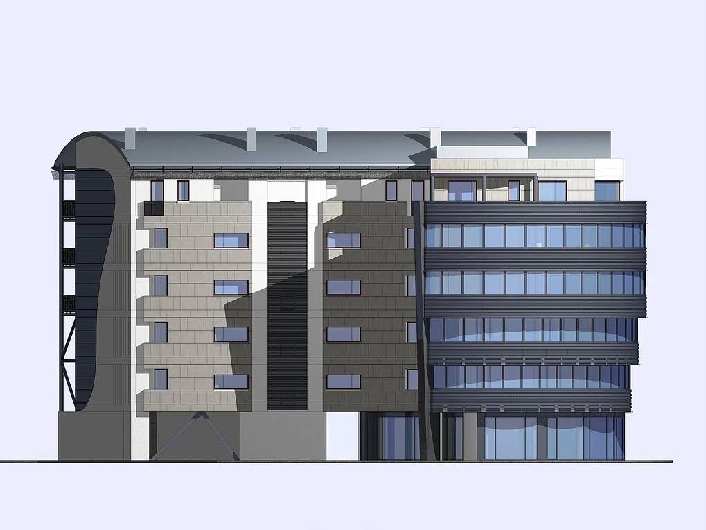 Progetto di Edilizia Residenziale e Direzionale - 1