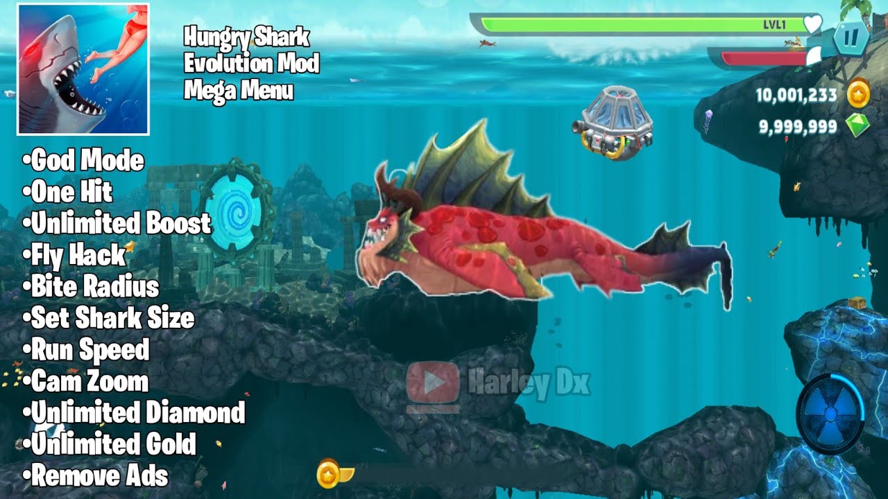 Hungry Shark Gameplay Screenshot