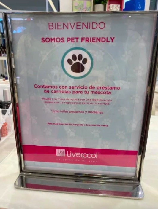 Liverpool se vuelve pet friendly y ofrece carriolas para perros en Monterrey