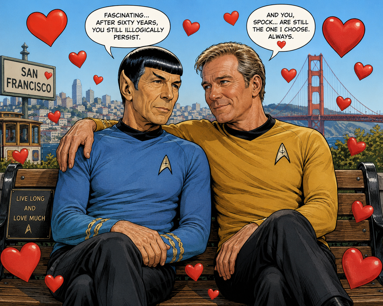 Jim and Spock at 60