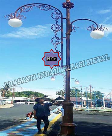 Harga Tiang Lampu Jalan Pju Dekoratif Murah