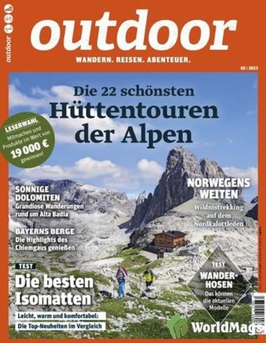 Cover: Outdoor Wandermagazin Mai No 05 2023