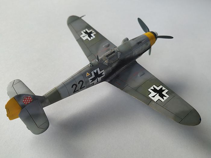 Bf-109G 2.Lj, Hasegawa i Revell 1/72 IMG-20200924-124544