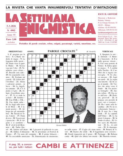 La Settimana Enigmistica N. 4902 (05 Marzo 2026)