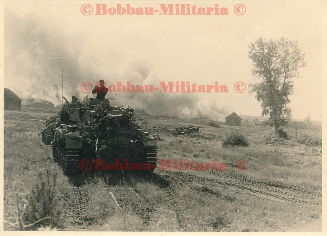 Russland Panzerkampfwagen III lang Turmschürze Vormarsch Front K