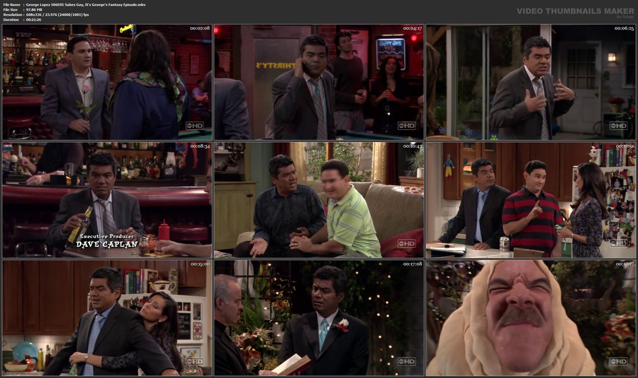 George Lopez S06E05 Sabes Gay, It's George's Fantasy Episode.mkv