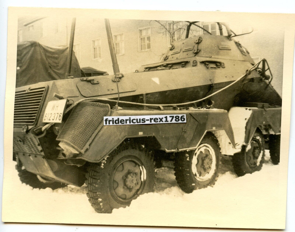 G22 Foto 1.Pz.Sp.Kp. schwerer Panzerspähwagen 8 Rad Sd. Kfz. 234 Kennung