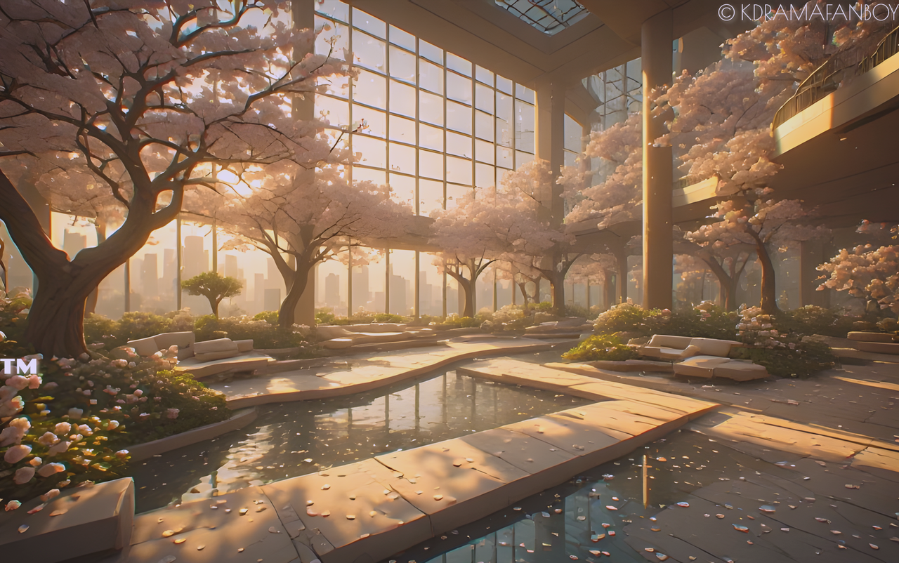 LUMINARA CROWN CHERRY BLOSSOM GARDEN