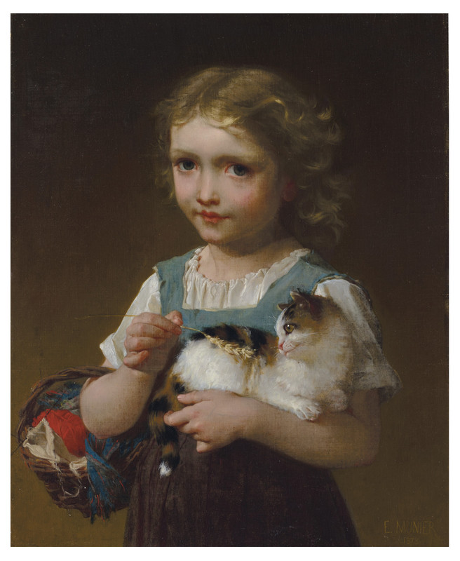 2019-NYR-17653-0537-000-emile-munier-the-pet-kitten