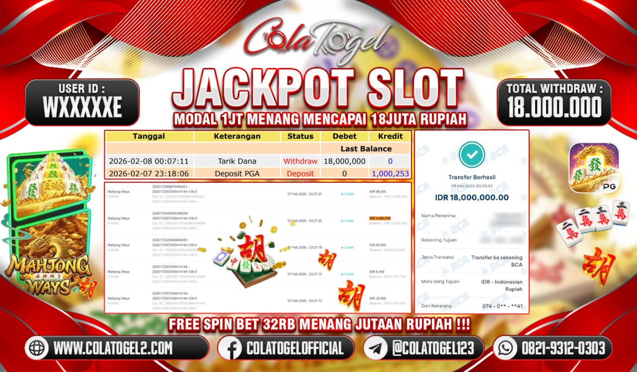 JACKPOT SLOT GACOR!!