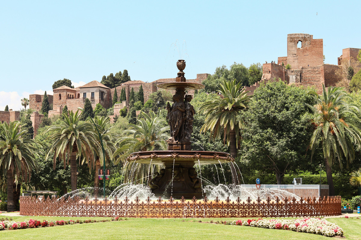 Málaga historic centre streets
