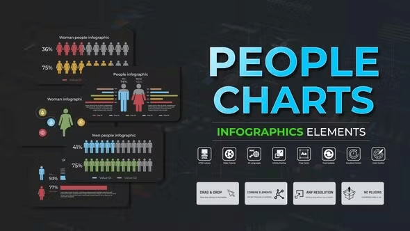 Videohive - Infographic - People Charts - 51181834