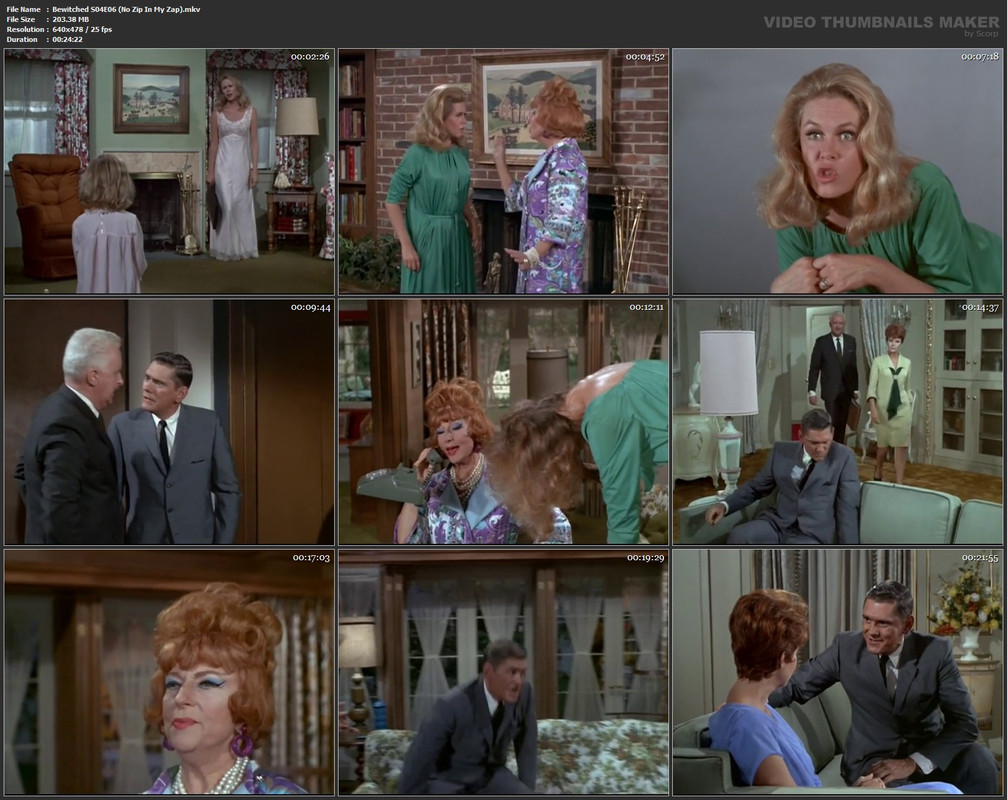 Bewitched S04E06 (No Zip In My Zap).mkv