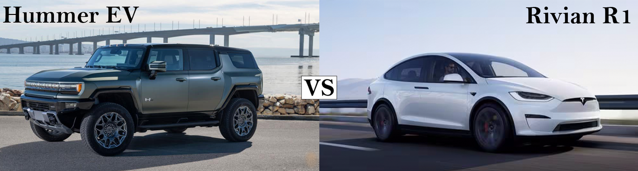Hummer EV vs Tesla Model X Plaid