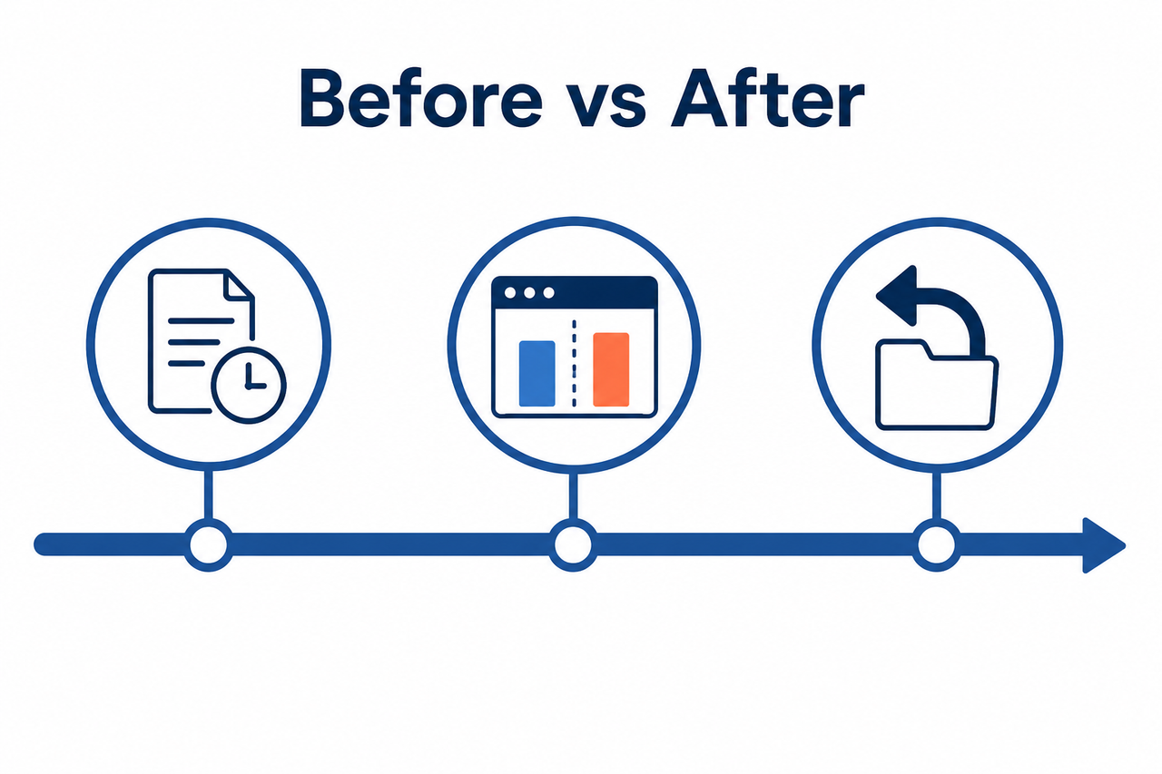 how to audit ai generated seo changes timeline before after
