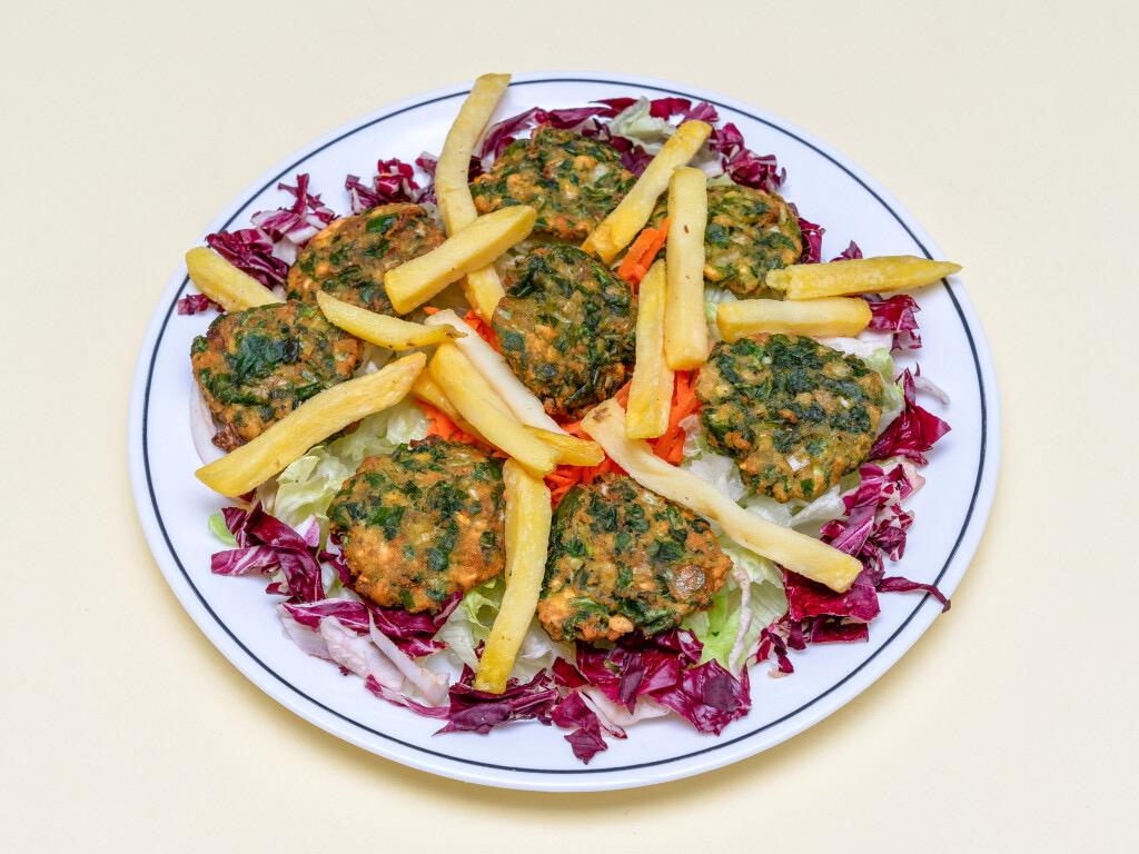 Piatto falafel-menù