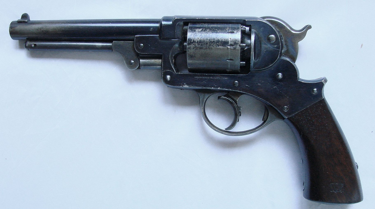 Model 1858 Starr (DA) Army revolver.
