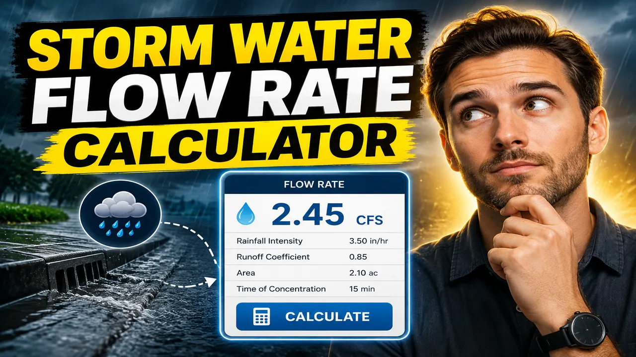 Storm Water Flow Rate Calculator - Toolhox