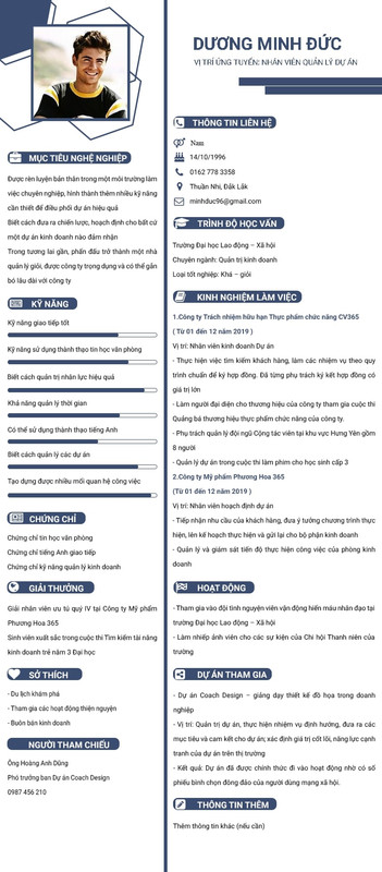 bản cv xin việc hay