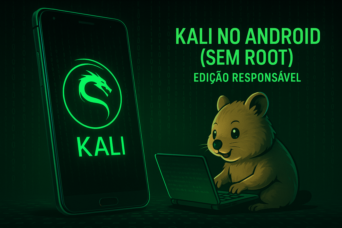 Kali Linux no Android sem Root: Transforme Seu Celular em Uma Máquina de Hacking Portátil (sem virar bandido)