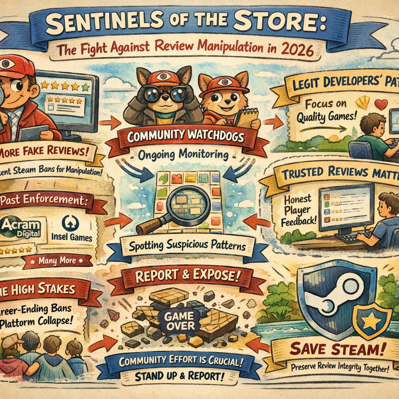 Steam Review Manipulation Gets You Permanently Banned Now, Community Group Declares War for 2026 1 Steam platform showing user reviews and rating system