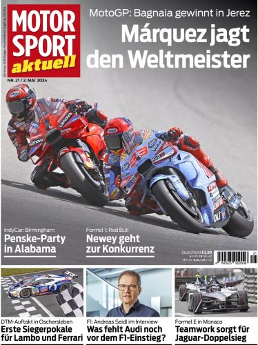 Cover: Motorsport aktuell No 21 vom 02  Mai 2024