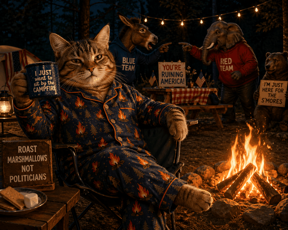 cat campfire stronger